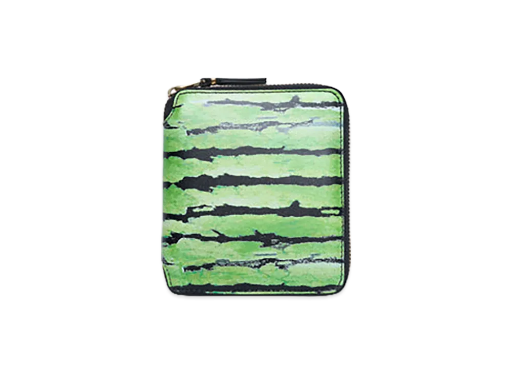 DENIM TEARS Rind Full Zip Around Wallet "Green"