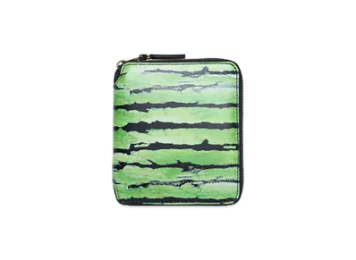 DENIM TEARS Rind Full Zip Around Wallet "Green"