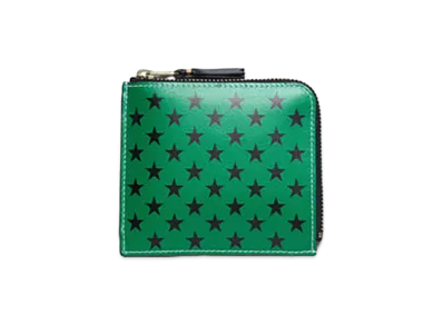 DENIM TEARS Pan-African American Flag Zip Around Wallet "Green"