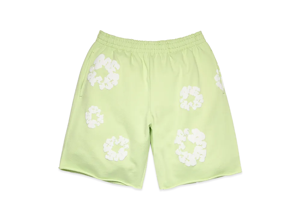 DENIM TEARS Cotton Wreath Sweatshorts "Mint"