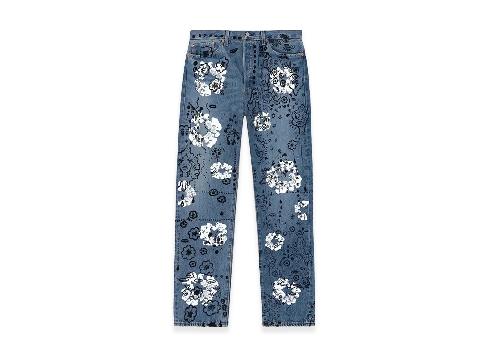 DENIM TEARS x IRAK x LEVI'S 501 Jeans "Blue"