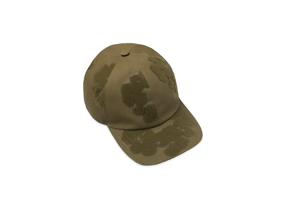 DENIM TEARS Cotton Wreath Flocked Cap "Tan"
