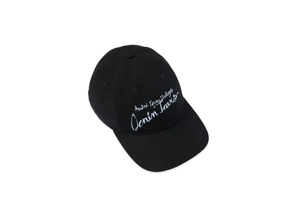 DENIM TEARS Andre Leon Talley Felt Cap "Black"
