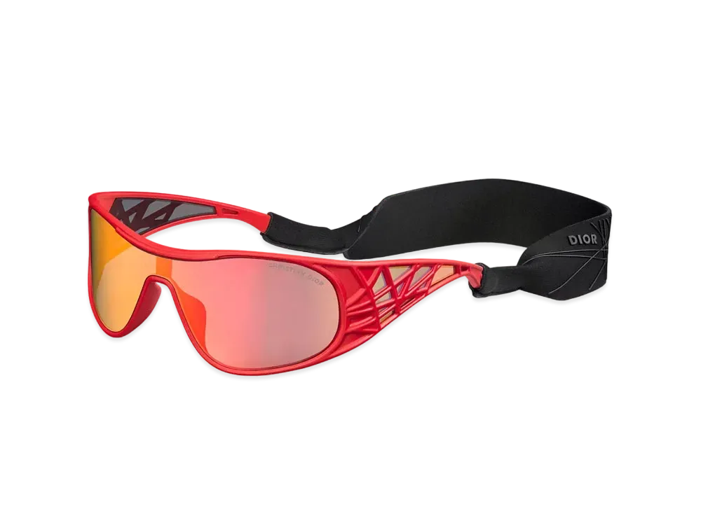Dior x LEWIS HAMILTON DiorFluidCannage M1I Mask Sunglasses "Red"