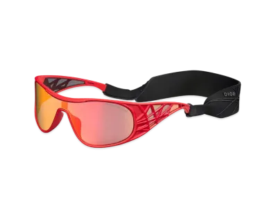 Dior x LEWIS HAMILTON DiorFluidCannage M1I Mask Sunglasses "Red"
