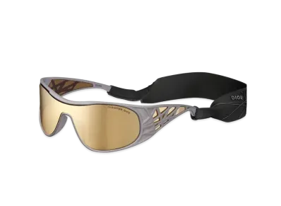Dior x LEWIS HAMILTON DiorFluidCannage M1I Mask Sunglasses "Gray"