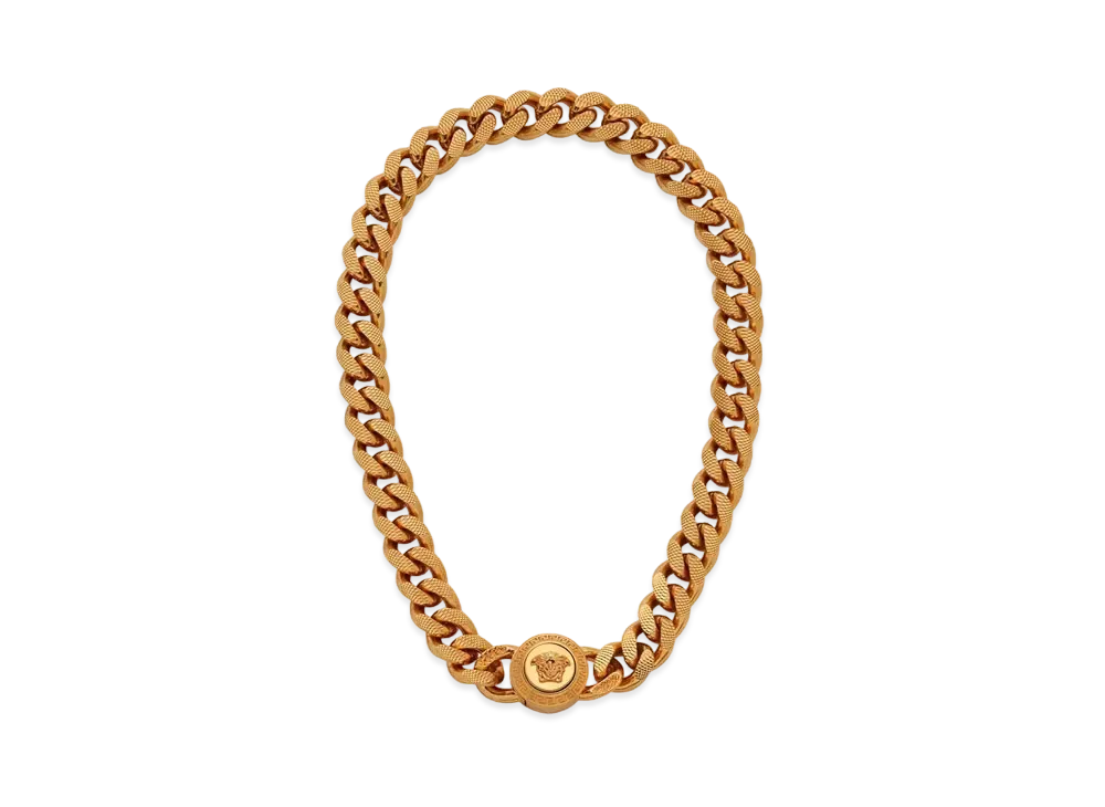 Versace Chain Medusa Necklace "Gold"