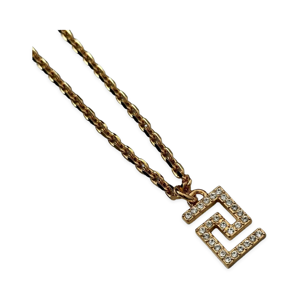 Versace Greek Necklace "Goldstone"
