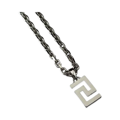 Versace Greek Necklace "Silver"