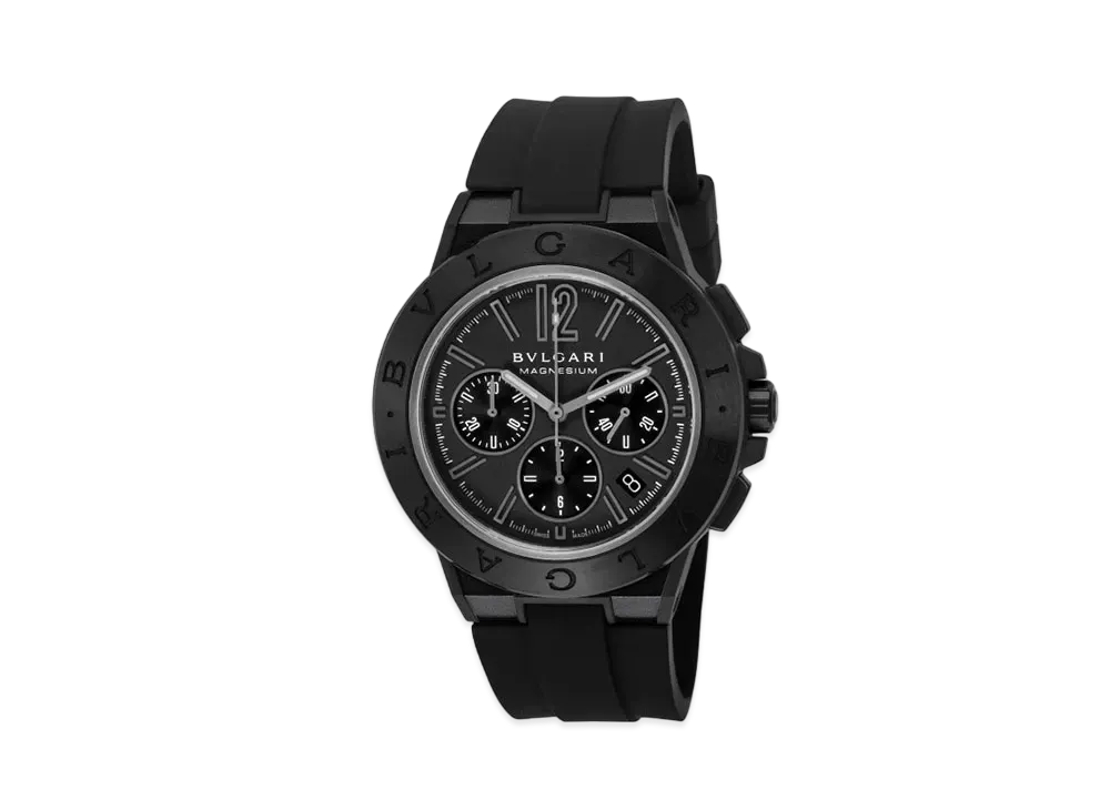 BVLGARI Diagono Magnesium Chronograph "Black/Magnesium"