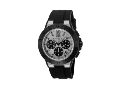 BVLGARI Diagono Magnesium Chronograph "Silver/Black/Magnesium/Black"