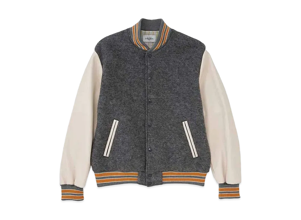 DIGAWEL Varsity Jacket (URU TOKYO × DIGAWEL) "Grey"
