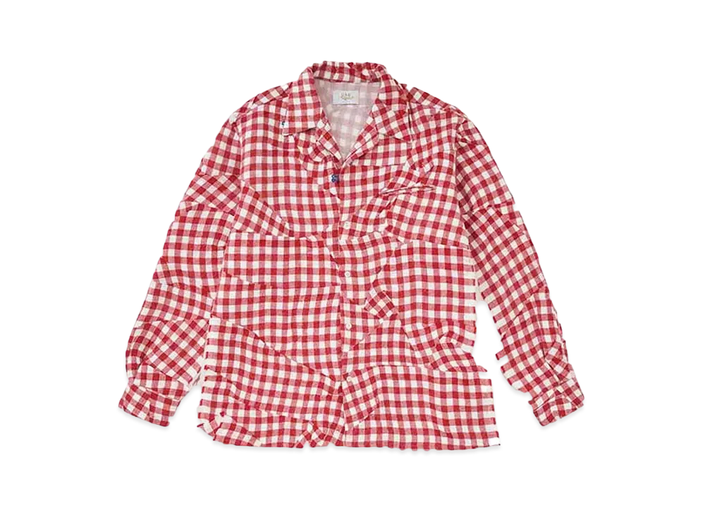 DIGAWEL Shirt Blouson (URU TOKYO × DIGAWEL) "Red"