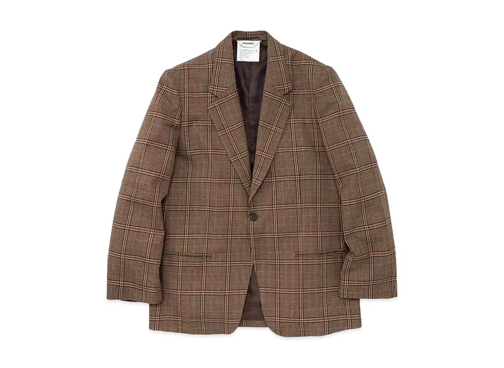 DIGAWEL Check Jacket "Brown"