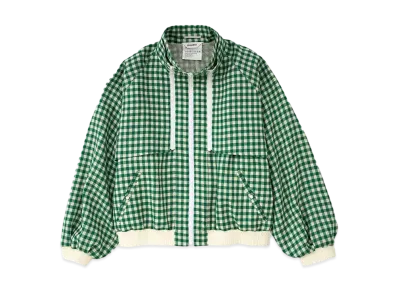 DIGAWEL 3Way Blouson1(Gingham) "Green"