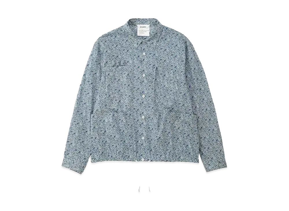 DIGAWEL Shirt Blouson /Fabric By LIBERTY "Blue"
