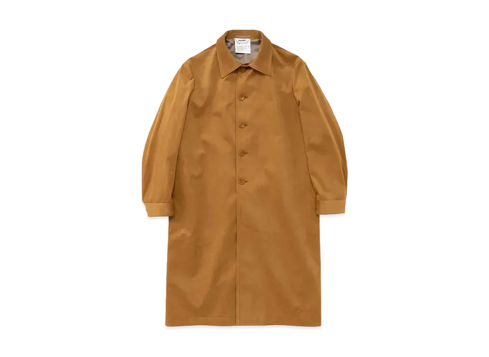 DIGAWEL Faux Suede Long Coat "Camel"