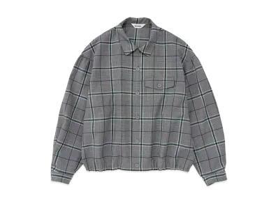 DIGAWEL Shirt Coat1 Check "Green"