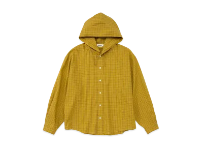 DIGAWEL Hoodie Shirt1 Check "Mustard"
