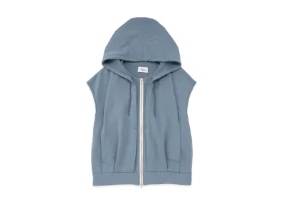 DIGAWEL Hoodie Vest ( URU TOKYO × DIGAWEL ) "L.Blue"