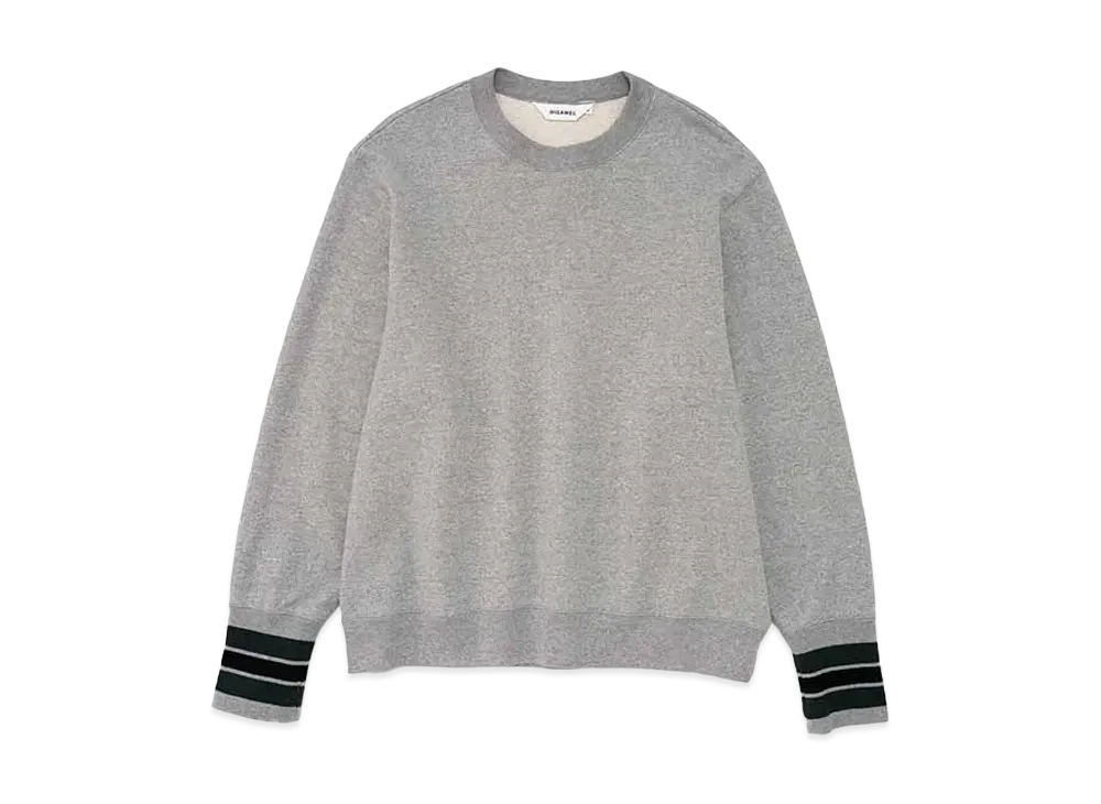 DIGAWEL Border Rib Sweatshirt "Grey"