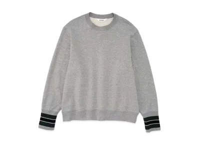 DIGAWEL Border Rib Sweatshirt "Grey"