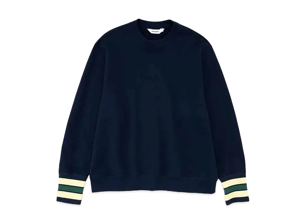 DIGAWEL Border Rib Sweatshirt "Navy"