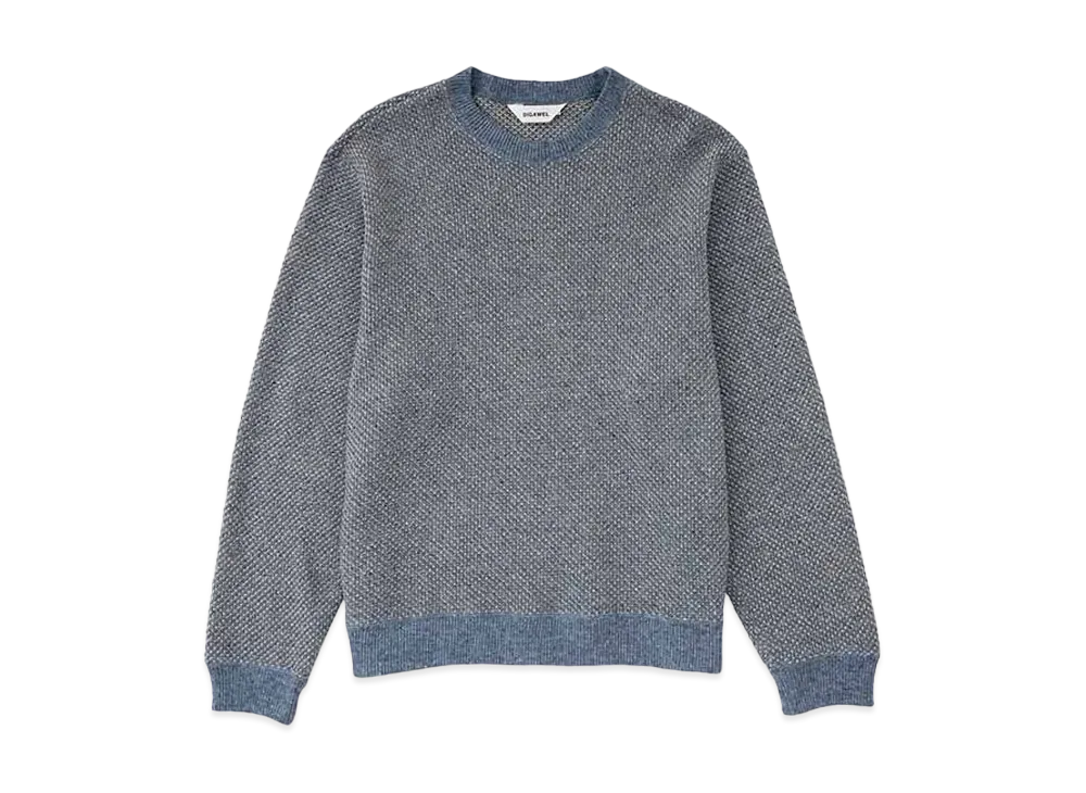 DIGAWEL Hexagonal Patterns Sweatshirt "Sax"