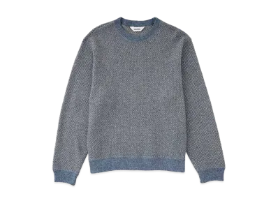 DIGAWEL Hexagonal Patterns Sweatshirt "Sax"