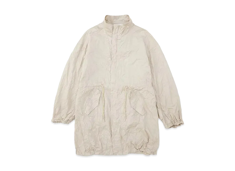 DIGAWEL Loose Coat (Crease Finish) "Sand Beige"