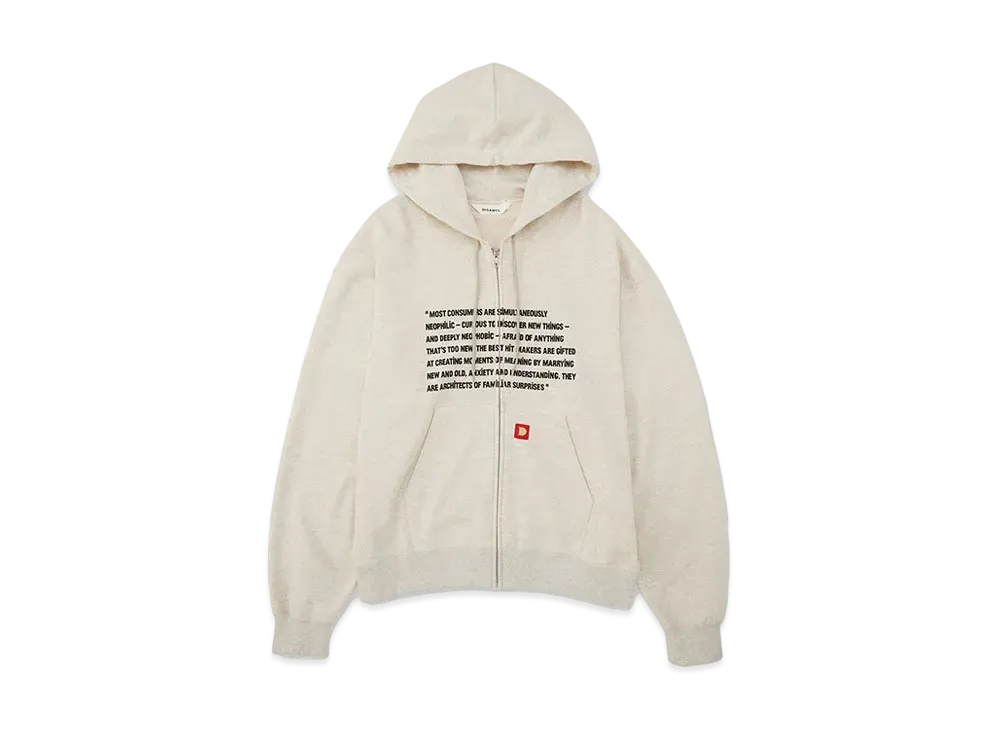 DIGAWEL Statement Hoodie "Ecru"