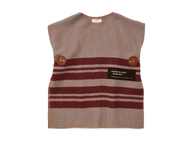 DIGAWEL Horse Blanket Vest "Grey/Burgundy"