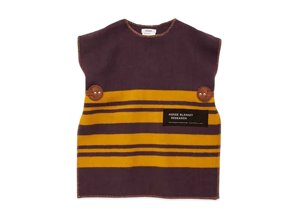 DIGAWEL Horse Blanket Vest "Mustard/Purple"