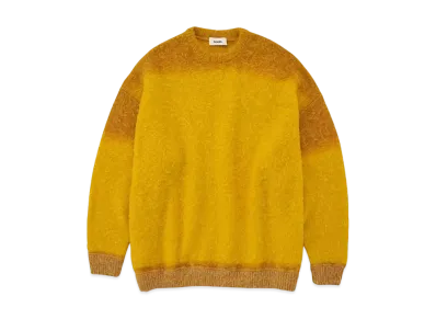 DIGAWEL Print Mohair Sweater "Yellow"