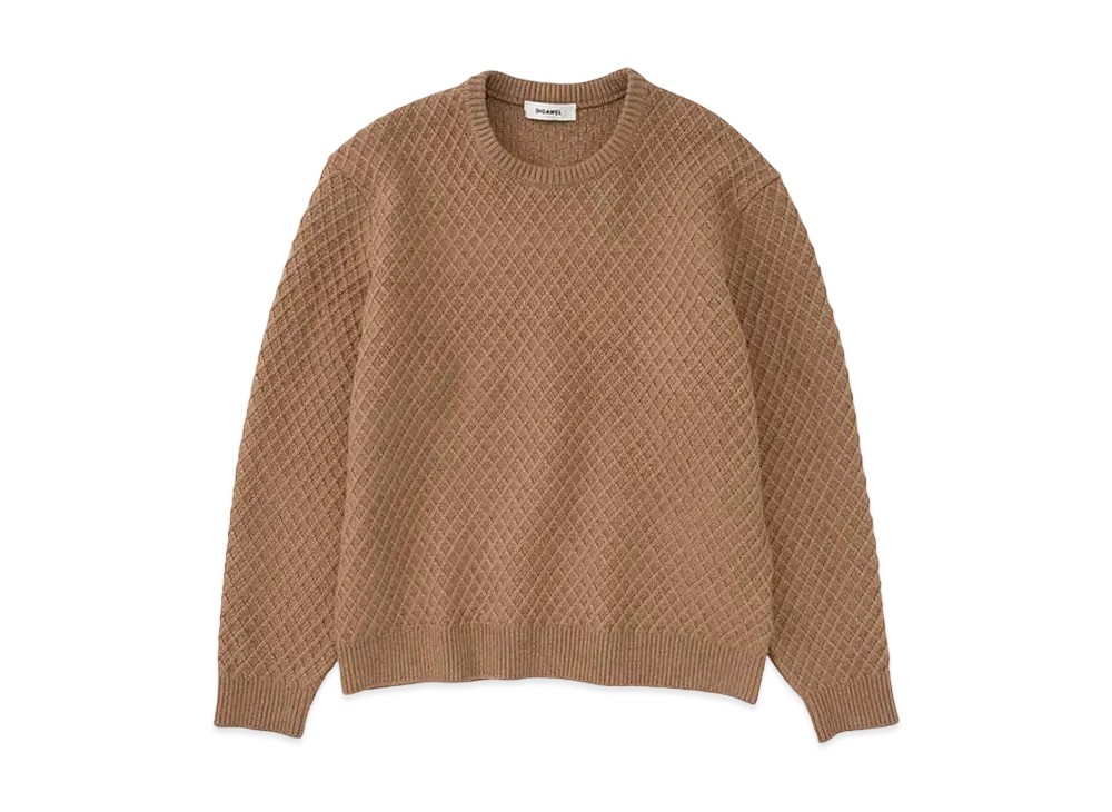 DIGAWEL Waffle Sweater "Beige"