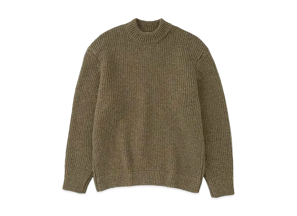 DIGAWEL Mockneck Sweater "Green Mix"