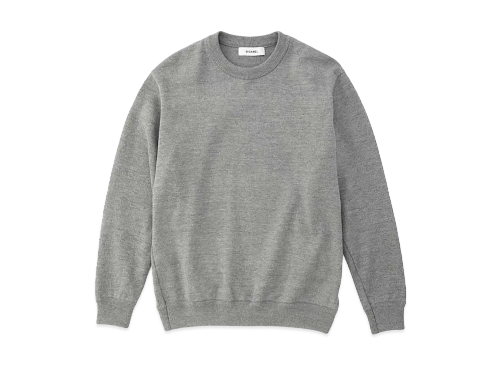 DIGAWEL Knit Sweater "Heather Grey"
