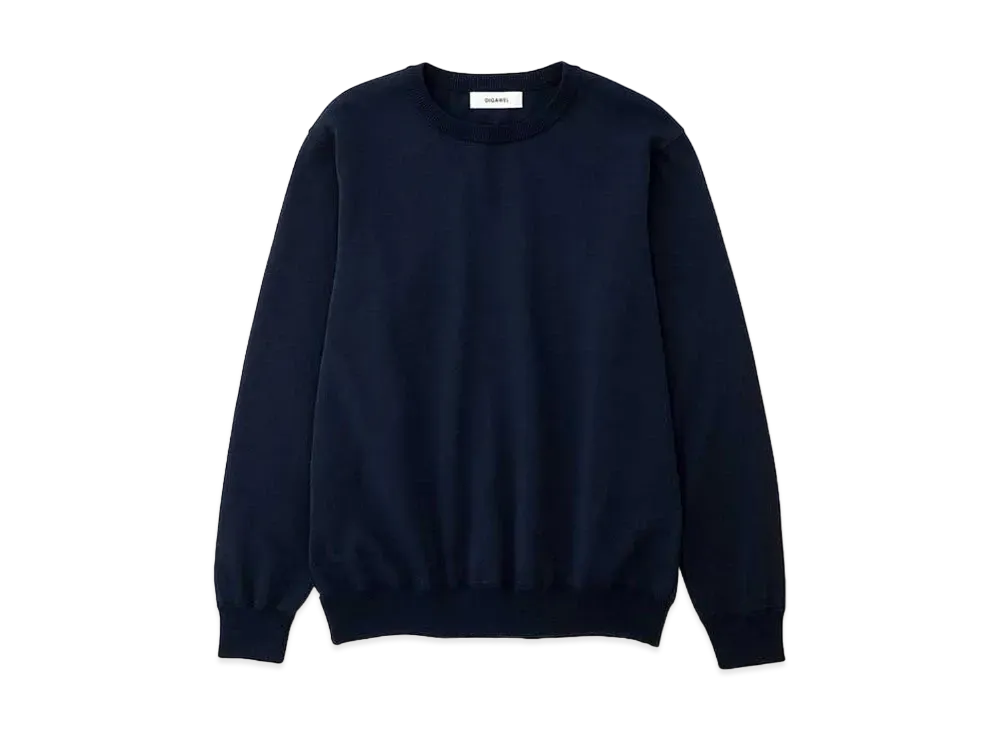 DIGAWEL Knit&Sewn Sweater "Navy"