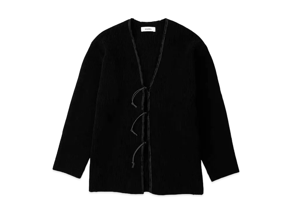 DIGAWEL Rib Knit Cardigan "Black"