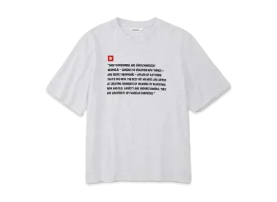 DIGAWEL Statement T-shirt "Ash Grey"