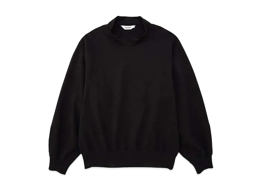 DIGAWEL Mock Neck L/S T-shirt "Black"