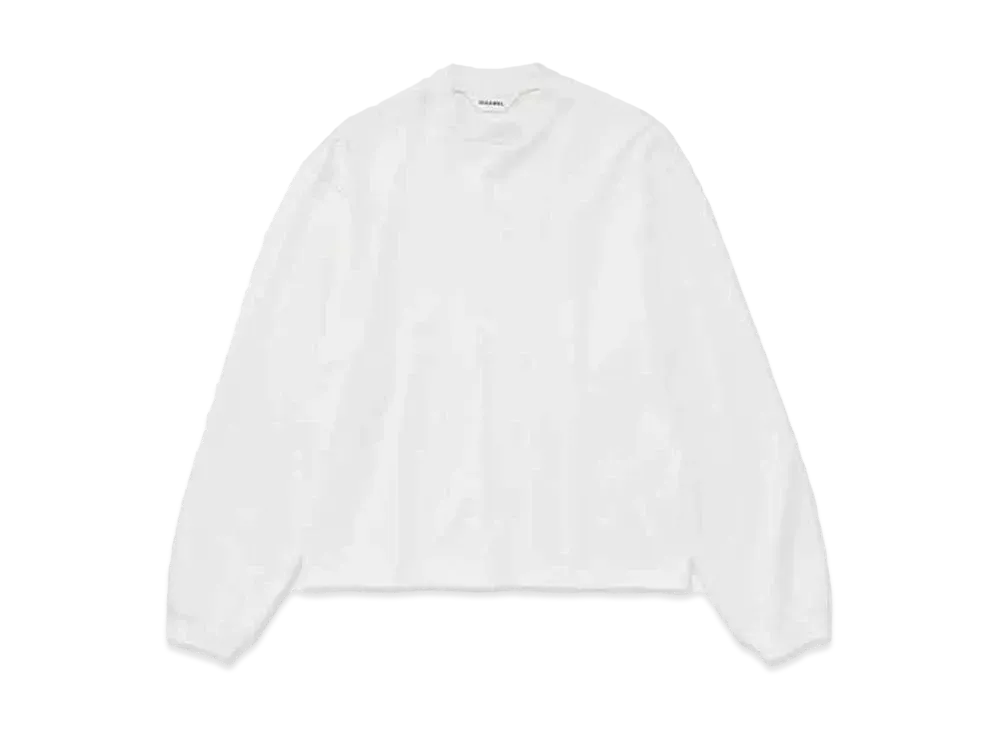 DIGAWEL Mock Neck L/S T-shirt "White"