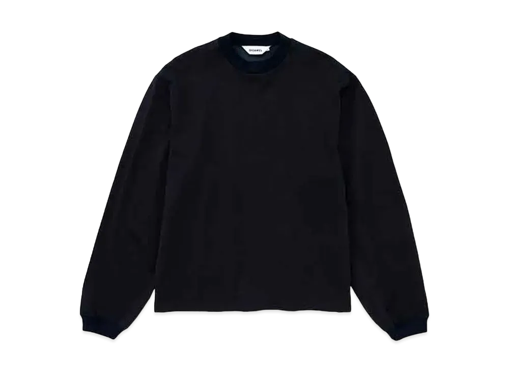 DIGAWEL Mock Neck L/S T-shirt "Navy"