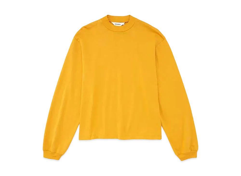 DIGAWEL Mock Neck L/S T-shirt "Mustard"