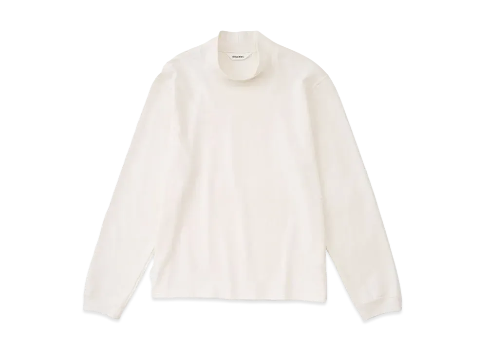 DIGAWEL Mockneck L/S "White"