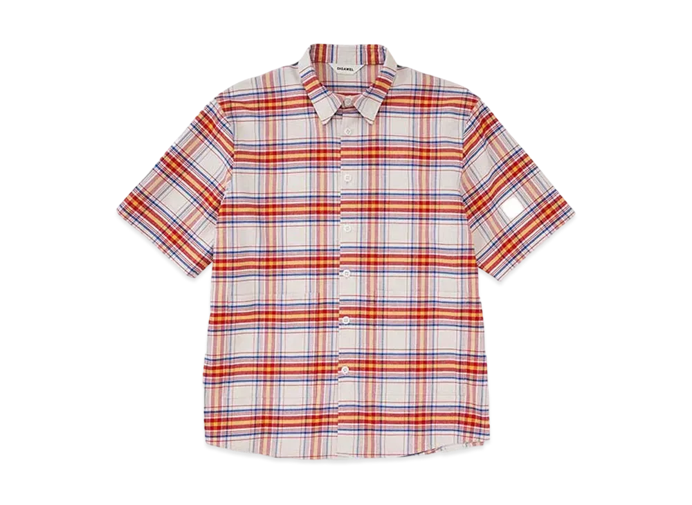 DIGAWEL S/S Shirt (Check)2 "Red"