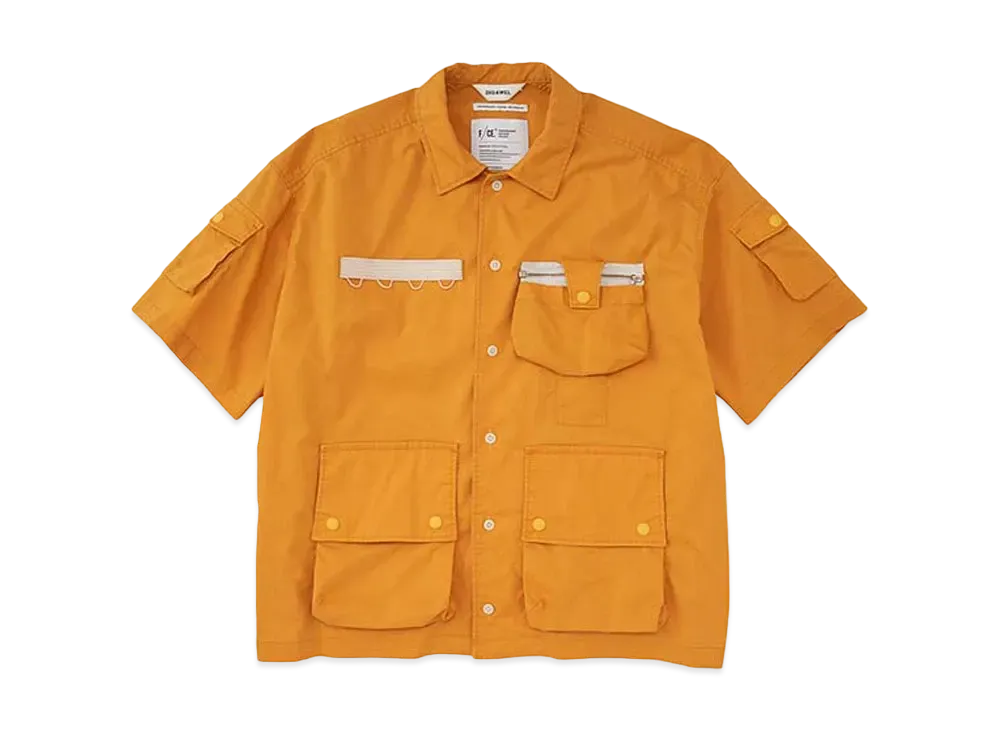 DIGAWEL 7 Pockets S/S Shirt (F/CE. x DIGAWEL) "Yellow"