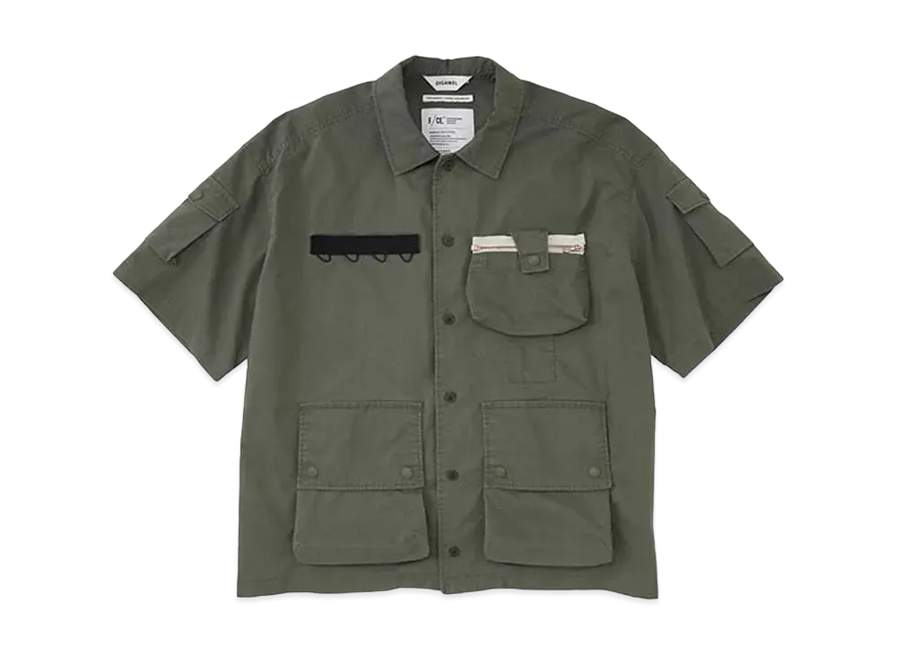 DIGAWEL 7 Pockets S/S Shirt (F/CE. x DIGAWEL) "Olive"