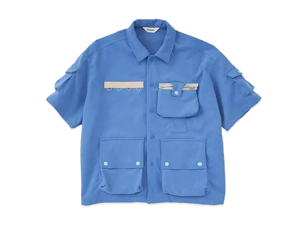 DIGAWEL 7 Pockets Corduroy S/S Shirt (F/CE. x DIGAWEL) "Blue"