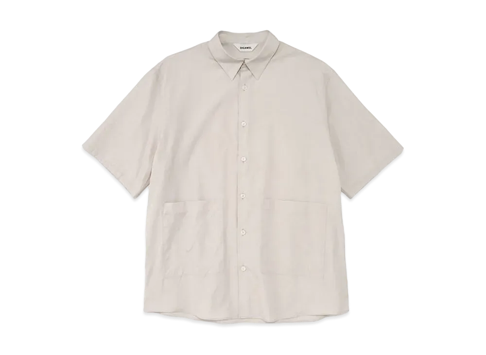 DIGAWEL S/S Shirt2 Broadcloth "Sky Grey"
